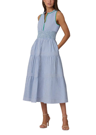 Suzette Dress- French Blue/Optic