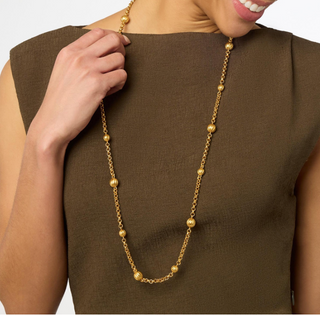N523G00 Cirque Station Necklace Gold