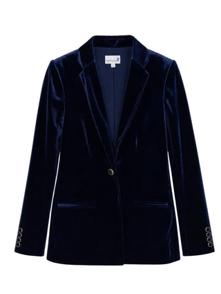 Willow Velvet Jacket-Sapphire