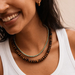 Joyce Semi-Precious Beaded Necklace