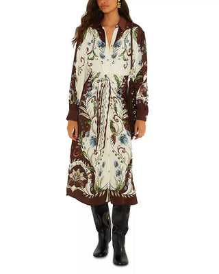 Millena Winter White Midi Dress