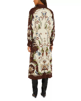 Millena Winter White Midi Dress