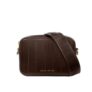 Avery Small Crossbody Chocolate Eel