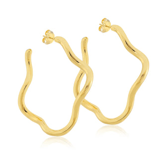 Wiggle Wiggle Hoops
Shiny 18K Gold Plated 2025