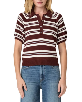 Birch Top - Garnet Multi