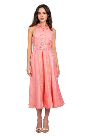 Jolene Midi Dress- Coral