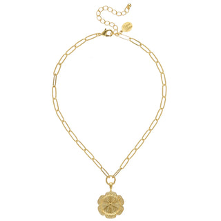 Cabbageware Paperclip Necklace - Gold