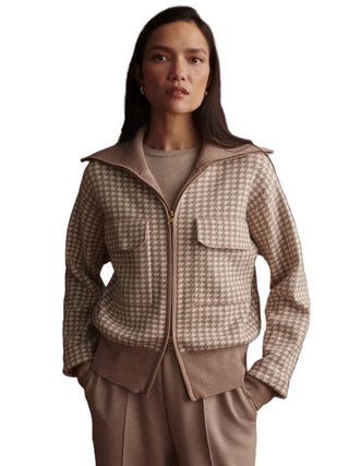 ablett jacquard knit jacket
