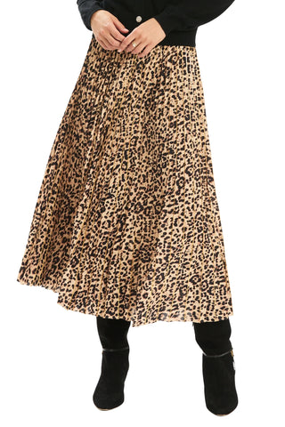 Cara Leopard Skirt