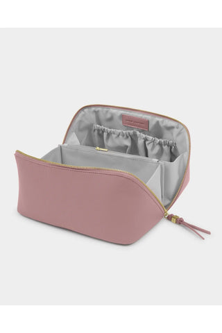 Soho Large Makeup and Toiletry Bag in Deep Rose