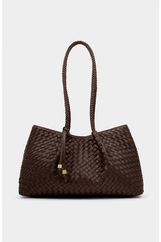 Nova Small Shoulder Tote Chocolate