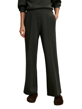 the wide leg pant 28- Olive marl