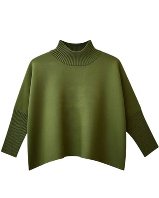 Aja Sweater FALL 26 - Winter Green