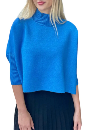 Aja Sweater FALL 26 - Persian Blue