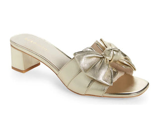 Sidney 2 Bow Heel- Gold