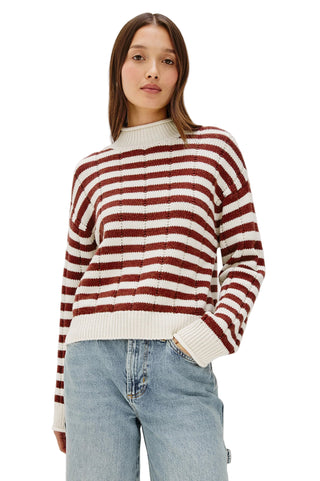 Corinne Sweater- Russet stripe
