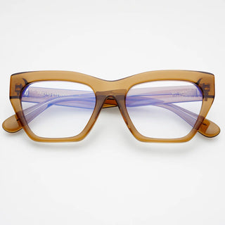 Gia Blue Light Readers Reading Glasses Womens Eyeglasses 	Brown / +1.5