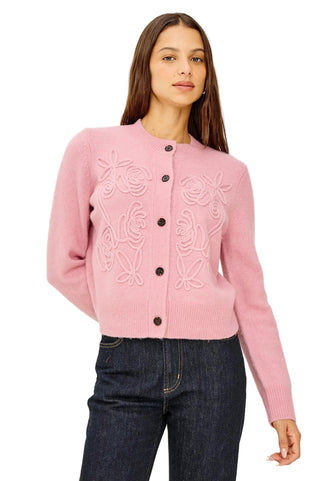 Coralee Cardigan- Pink