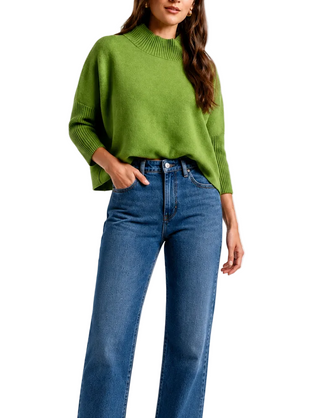 Aja Sweater FALL 26 - Winter Green