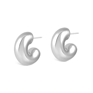 Cloud Earrings Silver
