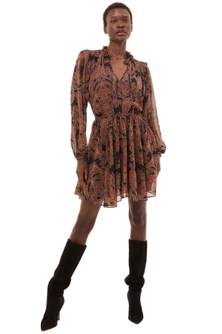 Lily Dress-Studded Flora