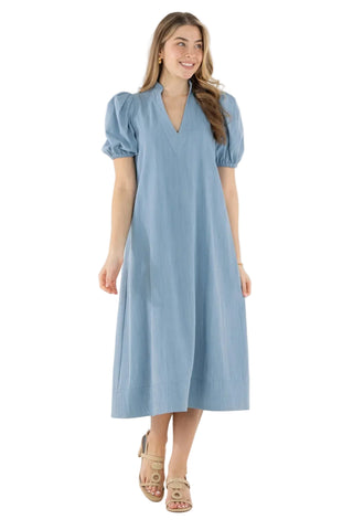 Hampton Dress - Denim
