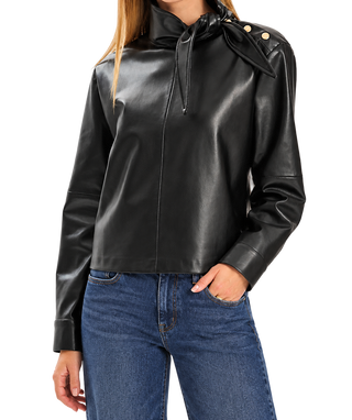 Rebecca Vegan Leather Top
