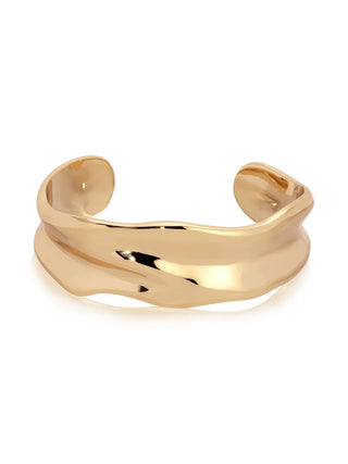 Wavy Days Cuff - 18k Gold Plated