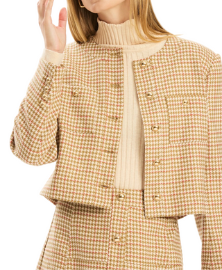 Janice Houndstooth Jacket