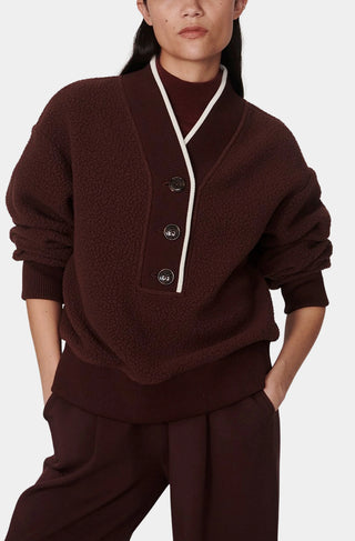 Brenna Button Neck Fleece