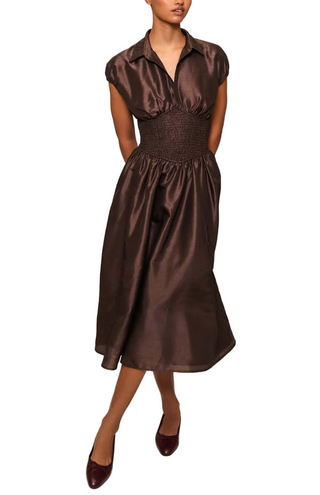 Trevy Dress- Brown Size Small