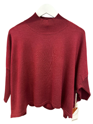 Lightweight Aja Sweater- Bordeaux