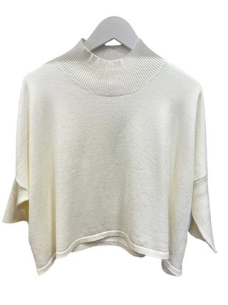 Lightweight Aja Sweater- White