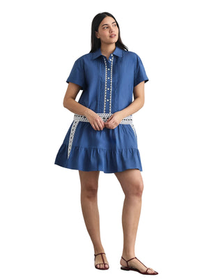 Jasmine Dress- French Blue