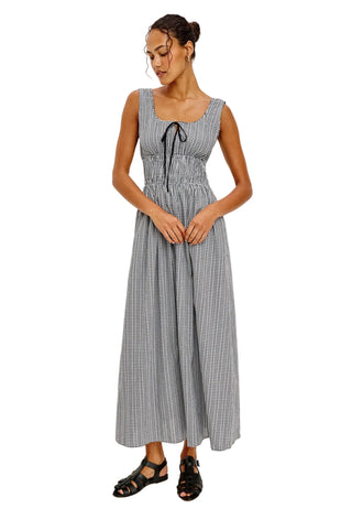 Jordie Gingham Midi