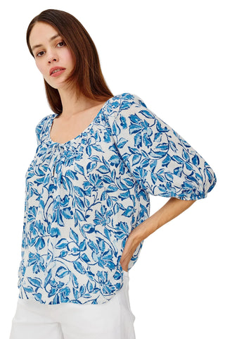 Kristie Top Azure Jasmine