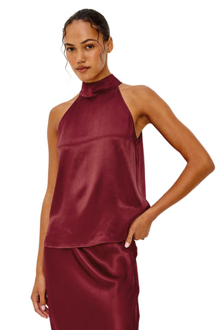 Leah Top - Garnet