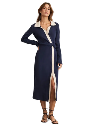 Ellicott Dress- Maritime/Cream