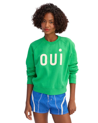 Le Court Sweatshirt - Oui - Green