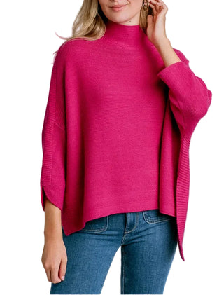 Boho Sweater Fall 2026 - Fuschia