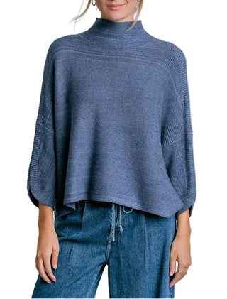 Boho Sweater Fall 2026 - Midnight Blue