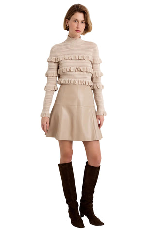 Crawford Skirt- Tan