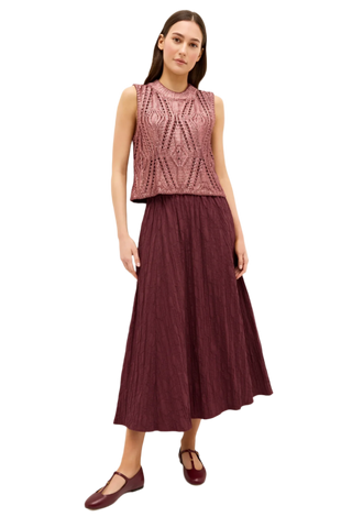 Sasha Skirt- Merlot