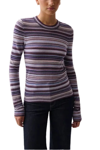 Madison Long Sleeve Crew Neck Sweater Tee