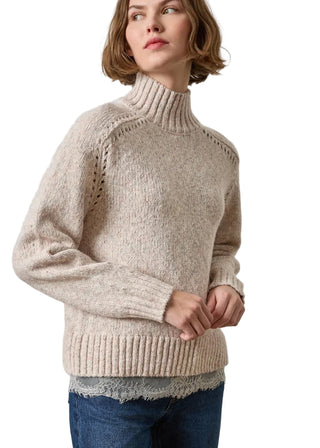 Lace Trim Pullover Sweater