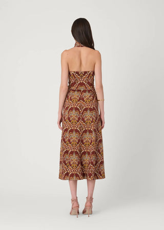 Lainey Dress Brown Multi