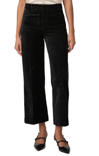 Black Anessa Velvet Trouser