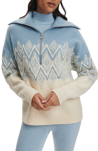 Hedda Fairisle Half Zip