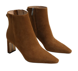 Suede Saige Bootie Warm Nutmeg
