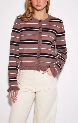 Crue Stripe Cardigan